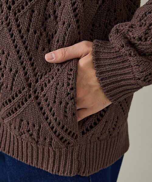 ABAHOUSE / アバハウス カーディガン・ボレロ | 【PENDLETON/ペンドルトン】Lace Stitch Cardigan/カ | 詳細9