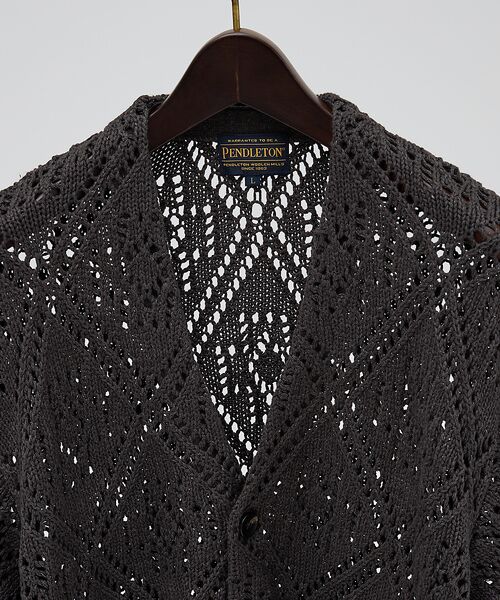 ABAHOUSE / アバハウス カーディガン・ボレロ | 【PENDLETON/ペンドルトン】Lace Stitch Cardigan/カ | 詳細17