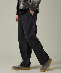 ABAHOUSE / アバハウス パンツ | 【DICKIES / ディッキーズ】TCツイル/デニム ワイドストレートパンツ（