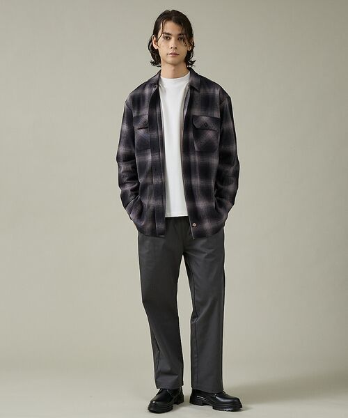 ABAHOUSE / アバハウス パンツ | 【DICKIES / ディッキーズ】TCツイル/デニム ワイドストレートパンツ（ | 詳細5