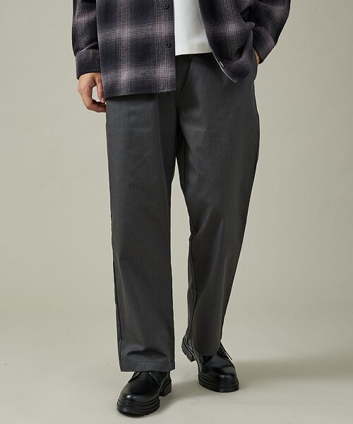 ABAHOUSE / アバハウス パンツ | 【DICKIES / ディッキーズ】TCツイル/デニム ワイドストレートパンツ（ | 詳細7