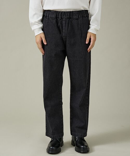 ABAHOUSE / アバハウス パンツ | 【DICKIES / ディッキーズ】TCツイル/デニム ワイドストレートパンツ（ | 詳細12