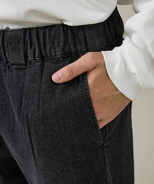 ABAHOUSE / アバハウス パンツ | 【DICKIES / ディッキーズ】TCツイル/デニム ワイドストレートパンツ（ | 詳細17