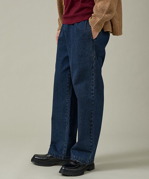 ABAHOUSE / アバハウス パンツ | 【DICKIES / ディッキーズ】TCツイル/デニム ワイドストレートパンツ（ | 詳細21