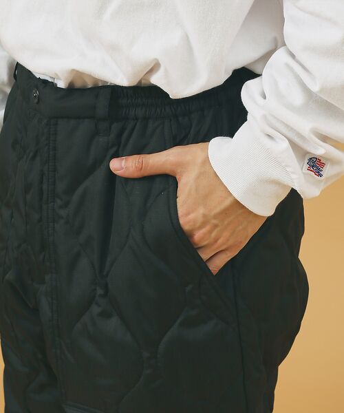 ABAHOUSE / アバハウス パンツ | 【TAION / タイオン 】MILITARY LINE ダウンパンツ-131M | 詳細6