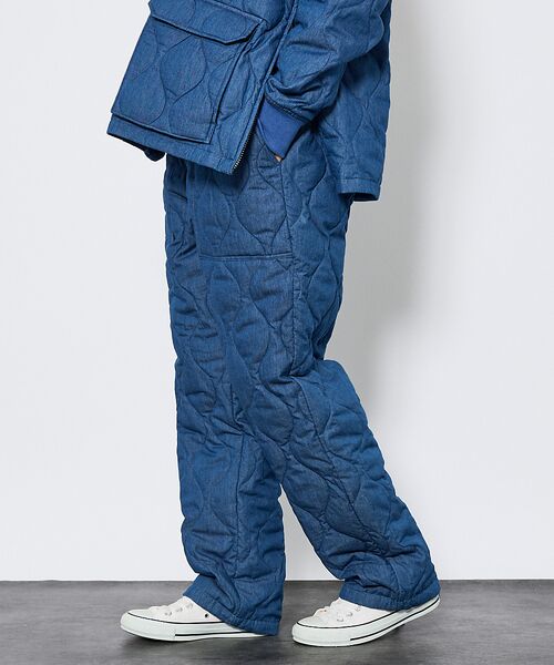 ABAHOUSE / アバハウス パンツ | 【TAION / タイオン 】MILITARY LINE ダウンパンツ-131M | 詳細14