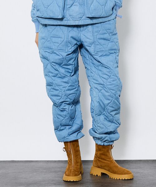 ABAHOUSE / アバハウス パンツ | 【TAION / タイオン 】MILITARY LINE ダウンパンツ-131M | 詳細19