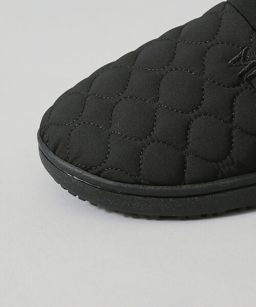 ABAHOUSE / アバハウス シューズ | 【MEI / メイ】ロゴ刺繍 内起毛 ウォーム キルティング ワンマイル サンダ | 詳細5