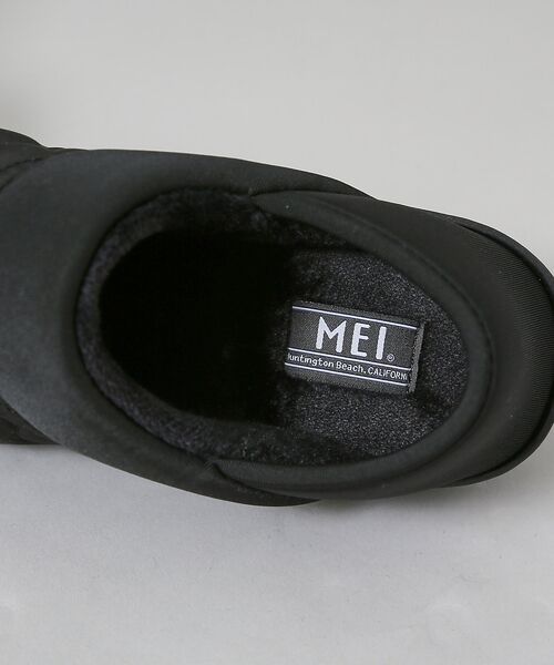 ABAHOUSE / アバハウス シューズ | 【MEI / メイ】ロゴ刺繍 内起毛 ウォーム キルティング ワンマイル サンダ | 詳細8