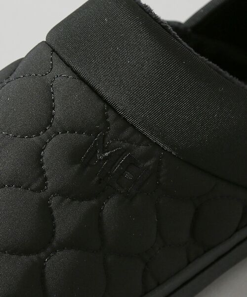 ABAHOUSE / アバハウス シューズ | 【MEI / メイ】ロゴ刺繍 内起毛 ウォーム キルティング ワンマイル サンダ | 詳細9