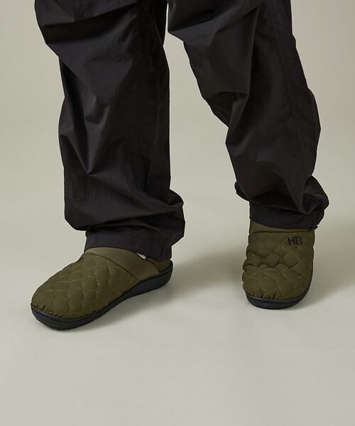 ABAHOUSE / アバハウス シューズ | 【MEI / メイ】ロゴ刺繍 内起毛 ウォーム キルティング ワンマイル サンダ | 詳細20