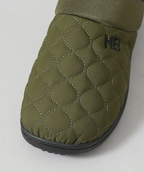 ABAHOUSE / アバハウス シューズ | 【MEI / メイ】ロゴ刺繍 内起毛 ウォーム キルティング ワンマイル サンダ | 詳細24