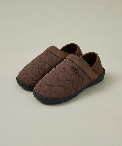 ABAHOUSE / アバハウス シューズ | 【MEI / メイ】ロゴ刺繍 内起毛 ウォーム キルティング ワンマイル サンダ | 詳細25
