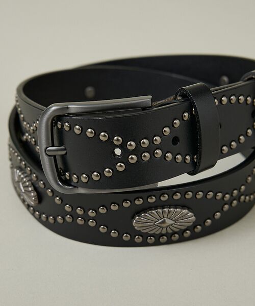 ABAHOUSE / アバハウス ベルト・サスペンダー | Concho Studded Belt / コンチョ スタッズ ベルト/ヴィンテ | 詳細2