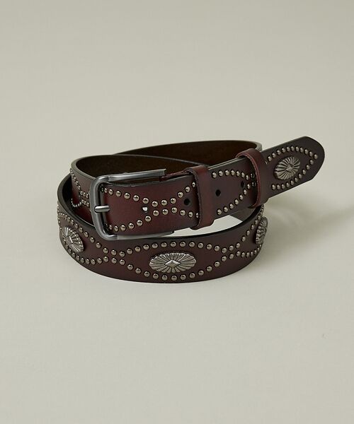ABAHOUSE / アバハウス ベルト・サスペンダー | Concho Studded Belt / コンチョ スタッズ ベルト/ヴィンテ | 詳細9