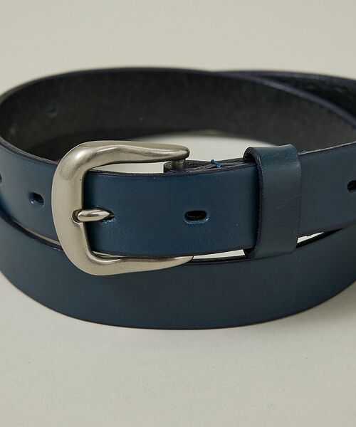 ABAHOUSE / アバハウス ベルト・サスペンダー | Genuine Aniline Leather Belt / ジェニュイン アニ | 詳細9
