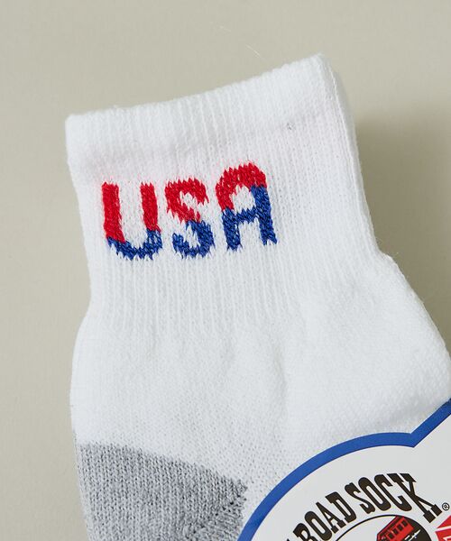 ABAHOUSE / アバハウス ソックス | 【RAILROAD SOCK /レイルロードソック】 TEAM USAクォーター | 詳細4