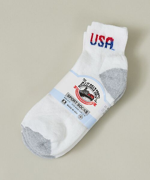 ABAHOUSE / アバハウス ソックス | 【RAILROAD SOCK /レイルロードソック】 TEAM USAクォーター | 詳細6