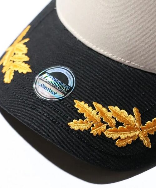 ABAHOUSE / アバハウス ハット | 【KBETHOS / ケーベトス】GOLD LEAF EMBROIDERY 5P | 詳細2