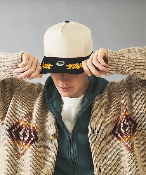 ABAHOUSE / アバハウス ハット | 【KBETHOS / ケーベトス】GOLD LEAF EMBROIDERY 5P | 詳細17