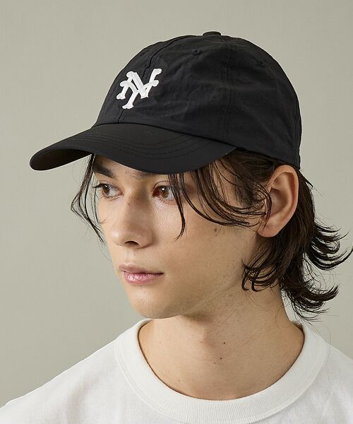 ABAHOUSE/アバハウス New York Cubans NYLON BALL CAP / ニューヨーク・ ブラック F