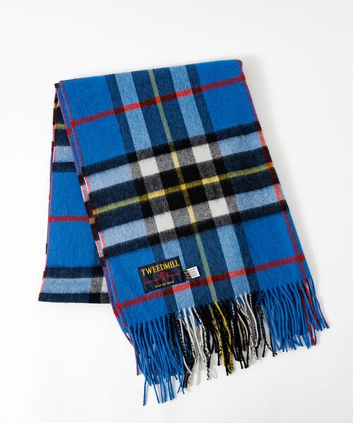 ABAHOUSE / アバハウス マフラー・ショール・スヌード・ストール | 【TWEEDMILL/ツイードミル】大判チェック柄ストール/ユニセックス | 詳細3