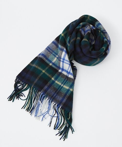 ABAHOUSE / アバハウス マフラー・ショール・スヌード・ストール | 【TWEEDMILL/ツイードミル】大判チェック柄ストール/ユニセックス | 詳細9