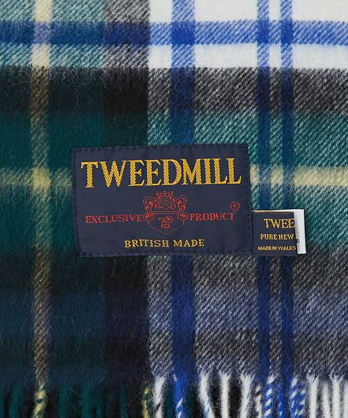 ABAHOUSE / アバハウス マフラー・ショール・スヌード・ストール | 【TWEEDMILL/ツイードミル】大判チェック柄ストール/ユニセックス | 詳細13