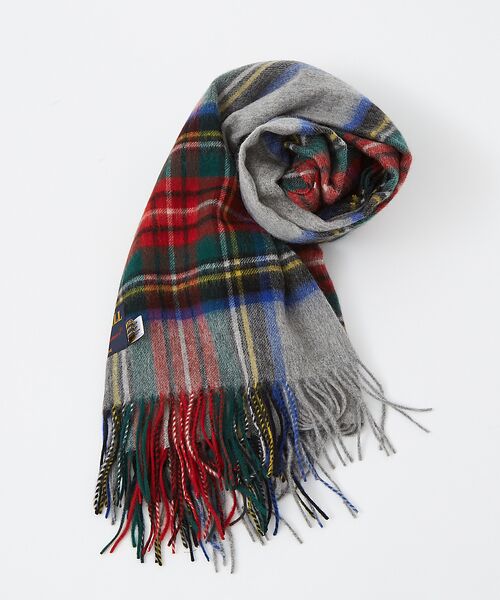 ABAHOUSE / アバハウス マフラー・ショール・スヌード・ストール | 【TWEEDMILL/ツイードミル】大判チェック柄ストール/ユニセックス | 詳細17