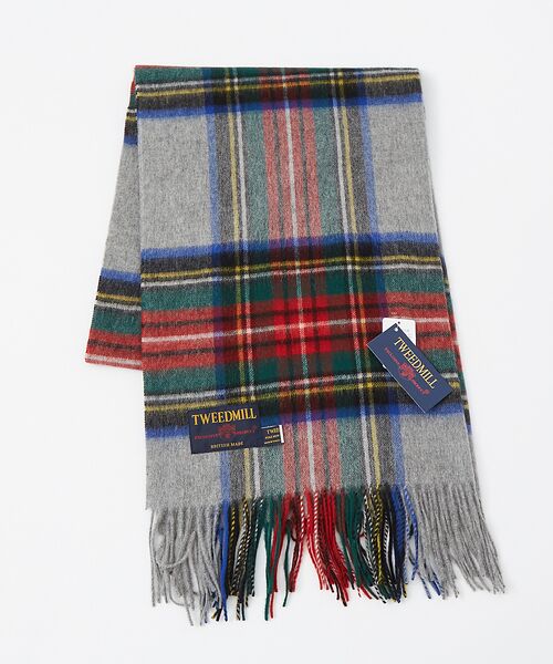ABAHOUSE / アバハウス マフラー・ショール・スヌード・ストール | 【TWEEDMILL/ツイードミル】大判チェック柄ストール/ユニセックス | 詳細18