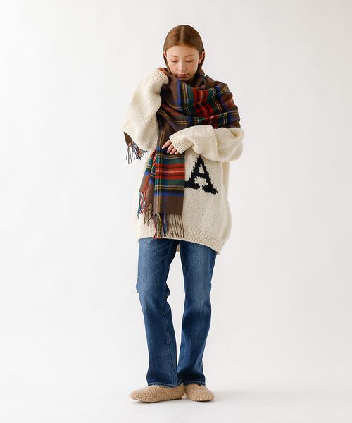 ABAHOUSE / アバハウス マフラー・ショール・スヌード・ストール | 【TWEEDMILL/ツイードミル】大判チェック柄ストール/ユニセックス | 詳細22