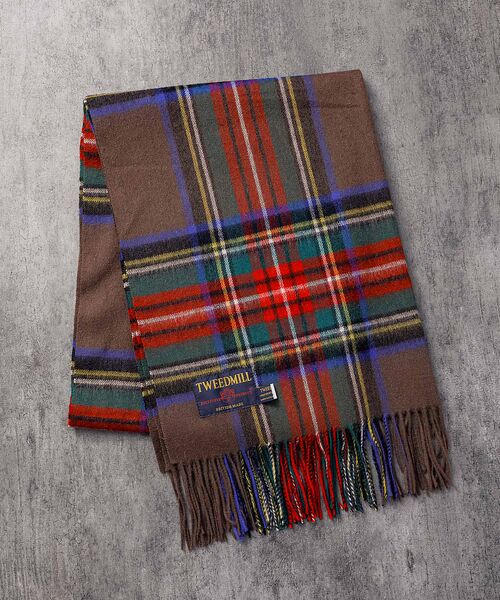 ABAHOUSE / アバハウス マフラー・ショール・スヌード・ストール | 【TWEEDMILL/ツイードミル】大判チェック柄ストール/ユニセックス | 詳細26
