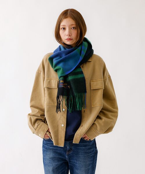 ABAHOUSE / アバハウス マフラー・ショール・スヌード・ストール | 【TWEEDMILL / ツイードミル】Lambswool Scarf  / ラ | 詳細3