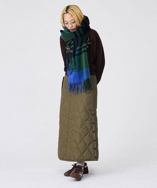 ABAHOUSE / アバハウス マフラー・ショール・スヌード・ストール | 【TWEEDMILL/ツイードミル】大判チェック柄ストール/ユニセックス/Lar | 詳細15