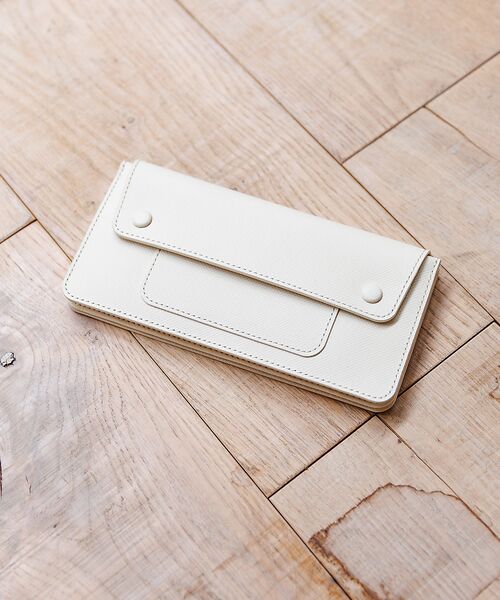 ABAHOUSE/アバハウス 【Creed/クリード】LEATHER LONG WALLET / レザー長財布 ホワイト F ABAHOUSE/アバハウス 【Creed/クリード】LEATHER LONG WALLET / レザー長財布 ホワイト F