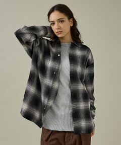 ABAHOUSE / アバハウス シャツ・ブラウス | 【TOWNCRAFT 】60‘SLOOP COLLAR NEL OMBRE SH