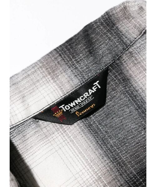 ABAHOUSE / アバハウス シャツ・ブラウス | 【TOWNCRAFT 】60‘SLOOP COLLAR NEL OMBRE SH | 詳細2