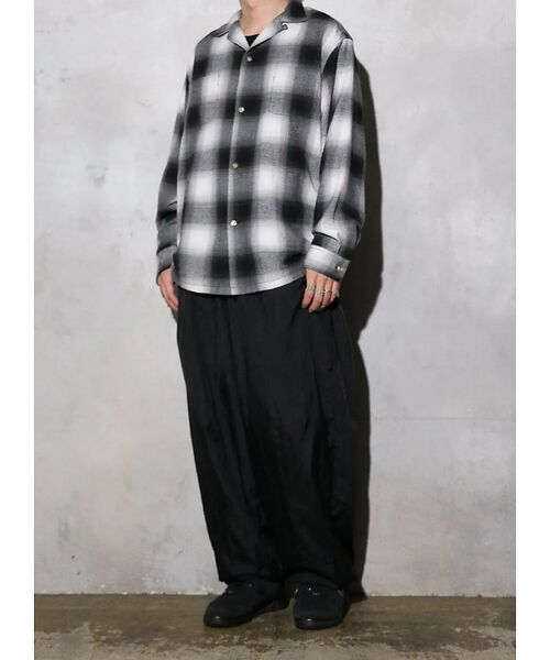 ABAHOUSE / アバハウス シャツ・ブラウス | 【TOWNCRAFT 】60‘SLOOP COLLAR NEL OMBRE SH | 詳細7