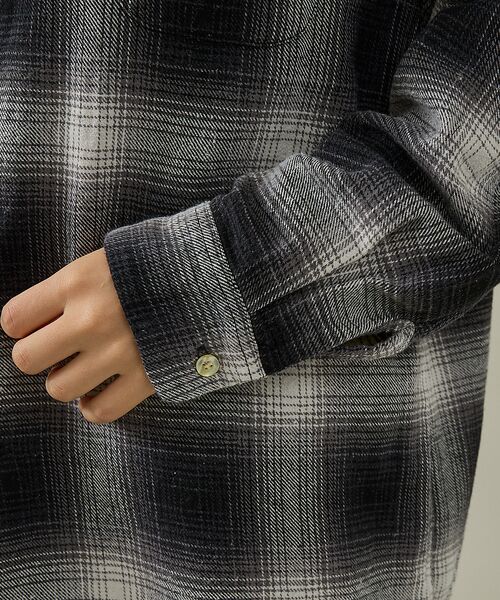 ABAHOUSE / アバハウス シャツ・ブラウス | 【TOWNCRAFT 】60‘SLOOP COLLAR NEL OMBRE SH | 詳細10