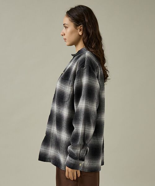 ABAHOUSE / アバハウス シャツ・ブラウス | 【TOWNCRAFT 】60‘SLOOP COLLAR NEL OMBRE SH | 詳細11