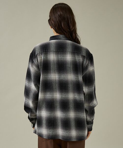 ABAHOUSE / アバハウス シャツ・ブラウス | 【TOWNCRAFT 】60‘SLOOP COLLAR NEL OMBRE SH | 詳細12