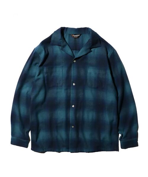 ABAHOUSE / アバハウス シャツ・ブラウス | 【TOWNCRAFT 】60‘SLOOP COLLAR NEL OMBRE SH | 詳細15