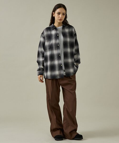 ABAHOUSE / アバハウス シャツ・ブラウス | 【TOWNCRAFT 】60‘SLOOP COLLAR NEL OMBRE SH | 詳細19