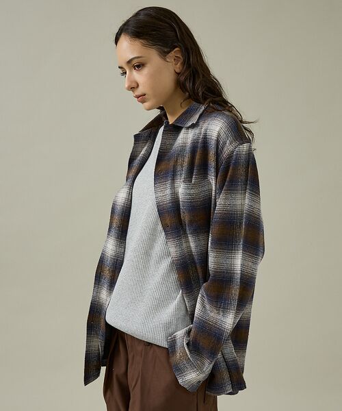 ABAHOUSE / アバハウス シャツ・ブラウス | 【TOWNCRAFT 】60‘SLOOP COLLAR NEL OMBRE SH | 詳細21