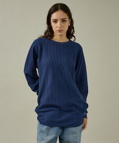 ABAHOUSE / アバハウス Tシャツ | 【JEMORGAN/ジェーイーモーガン】CVCワッフル ラグラン裾ラウンドL S