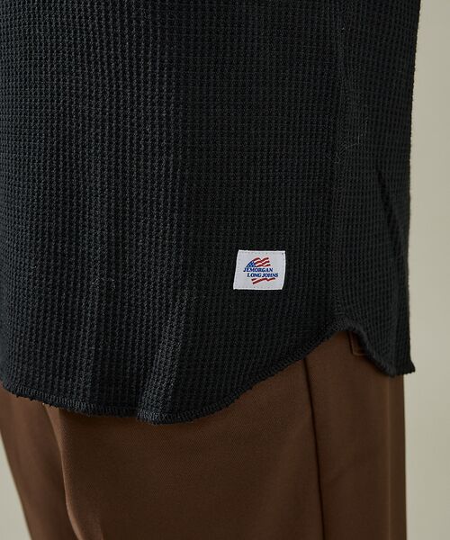 ABAHOUSE / アバハウス Tシャツ | 【JEMORGAN/ジェーイーモーガン】CVCワッフル ラグラン裾ラウンドL S | 詳細8