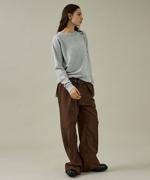 ABAHOUSE / アバハウス Tシャツ | 【JEMORGAN/ジェーイーモーガン】CVCワッフル ラグラン裾ラウンドL S | 詳細14