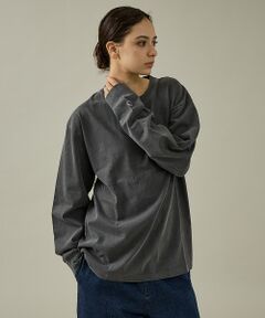 ABAHOUSE / アバハウス Tシャツ | 【JEMORGAN / ジェーイーモーガン】ピグメント染めクルーL/S-T/ロン