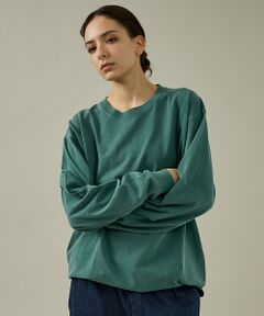 ABAHOUSE / アバハウス Tシャツ | 【JEMORGAN / ジェーイーモーガン】ピグメント染めクルーL/S-T/ロン