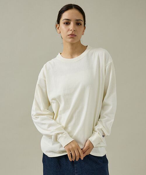 ABAHOUSE / アバハウス Tシャツ | 【JEMORGAN / ジェーイーモーガン】ピグメント染めクルーL/S-T/ロン | 詳細1